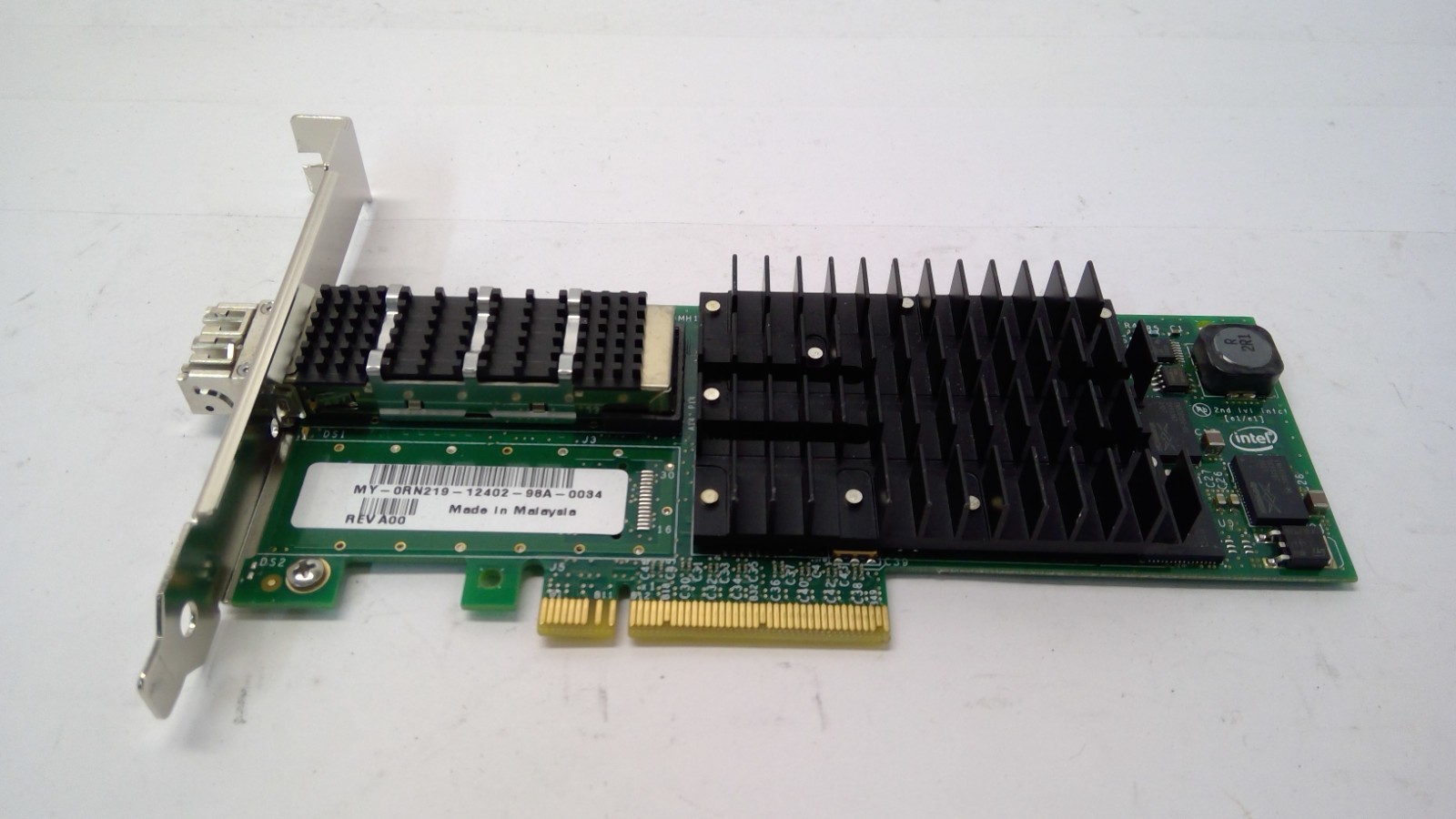 Dell Intel RN219 Single Port XFP 10GB SR PCIe Fiber Network Server NIC E15729