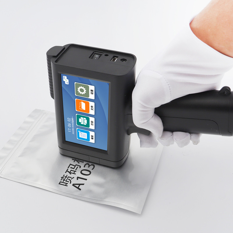 Handheld Inkjet Printer Industrial Package Expiry Date Coding Marker