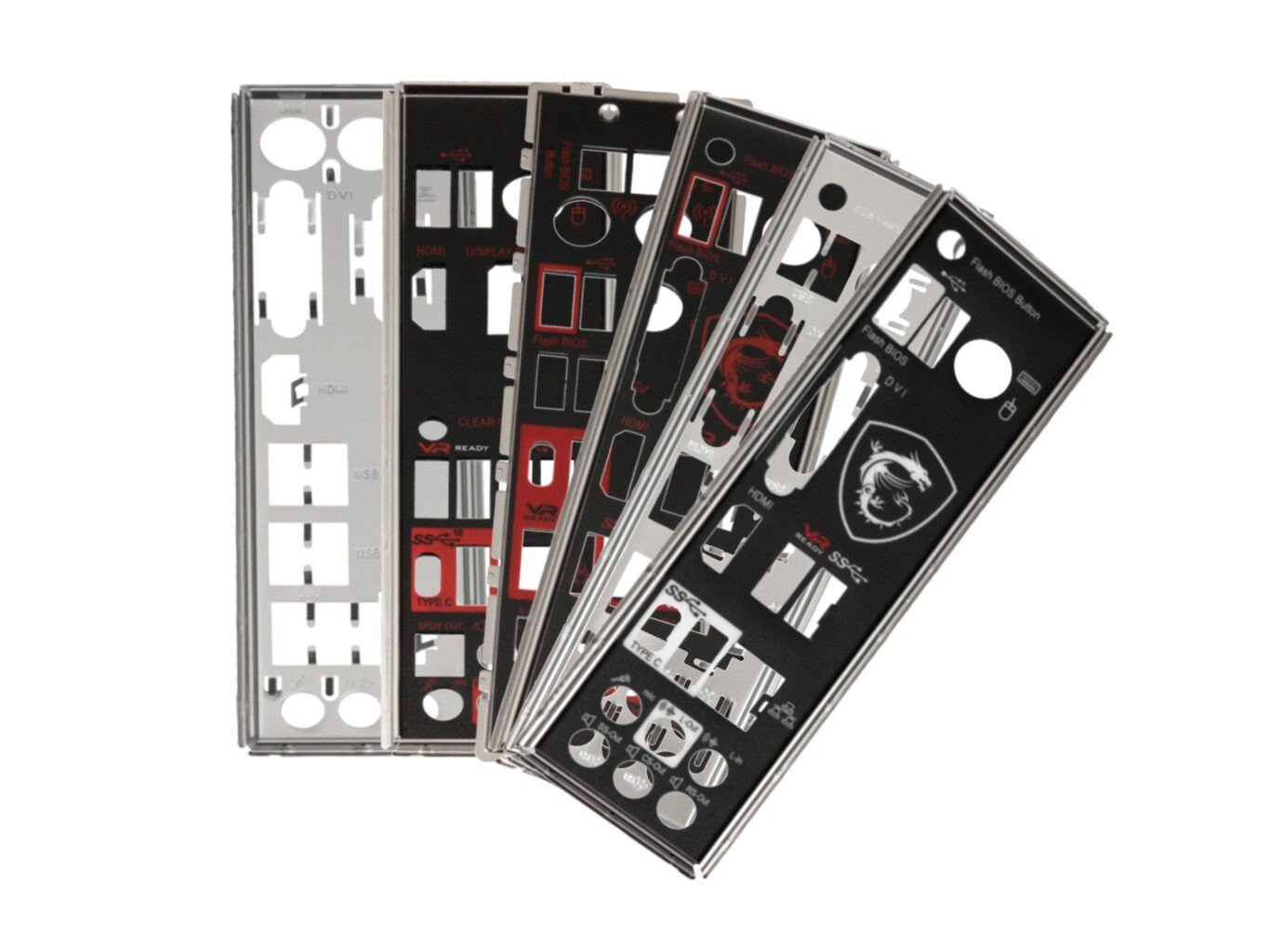 ATX SLOT BEZELS - IO SHIELD Various Motherboards