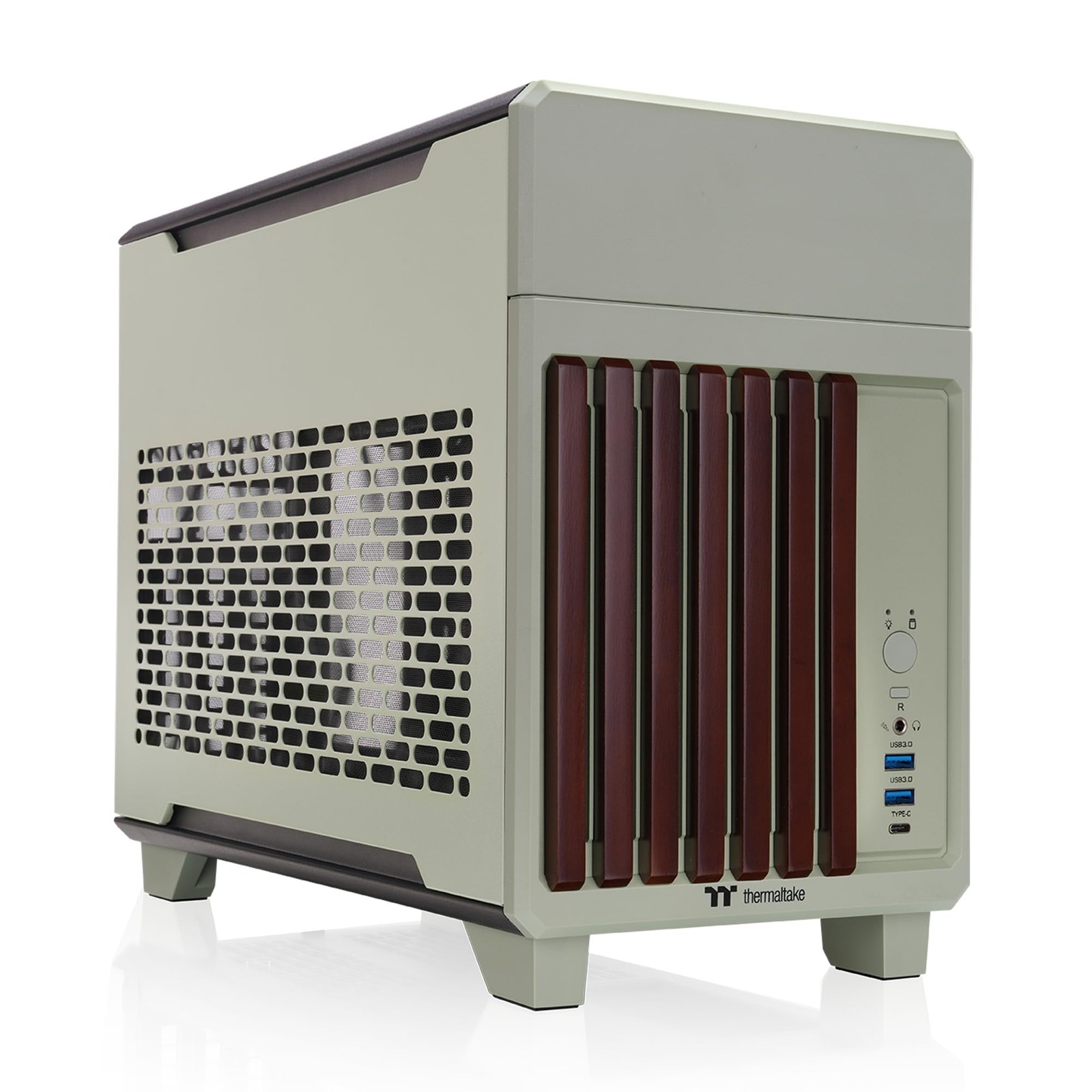 Thermaltake TR100 WS Matcha Green Mini Tower Chassis (ca-11a-00senn-ws)