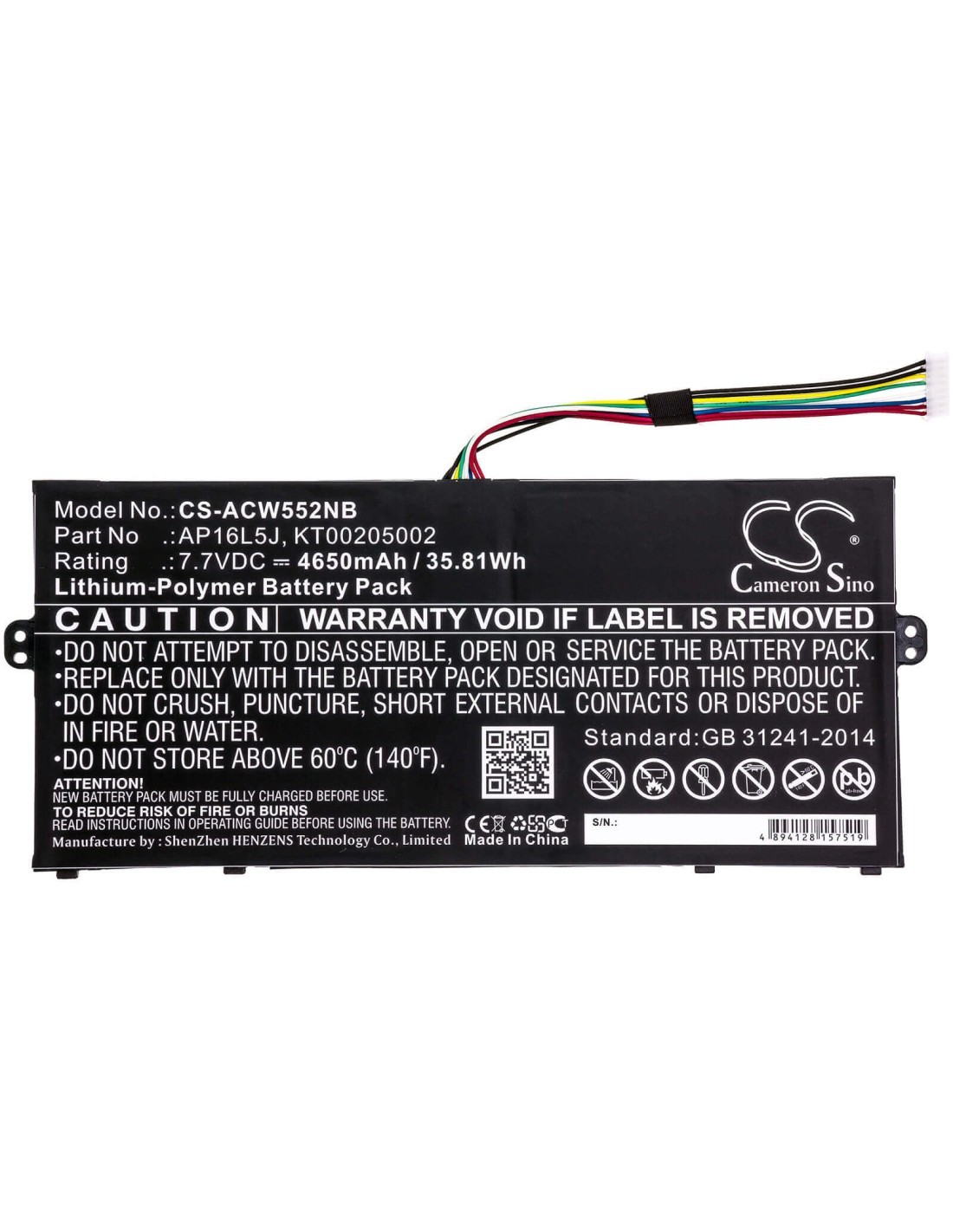 Acer Swift 5 SF514-52T / 53T Spin 1 SP111-32N P111-34N Battery