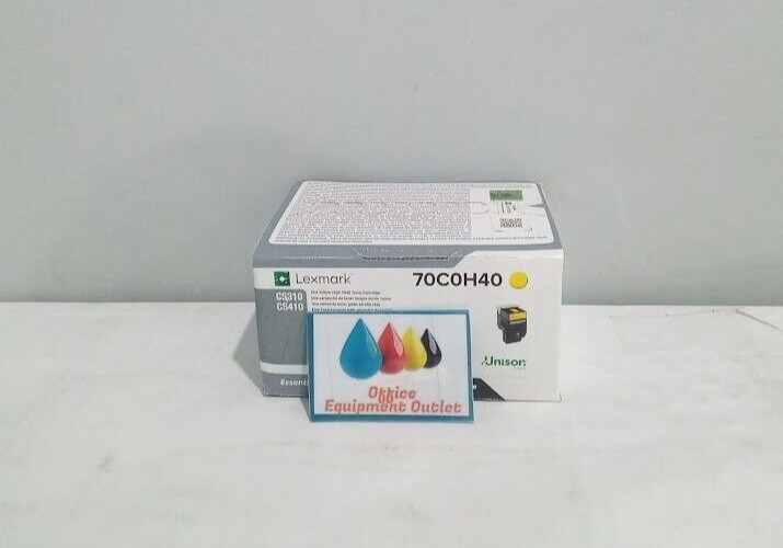 Lexmark 70C0H40 Yellow Toner Cartridge