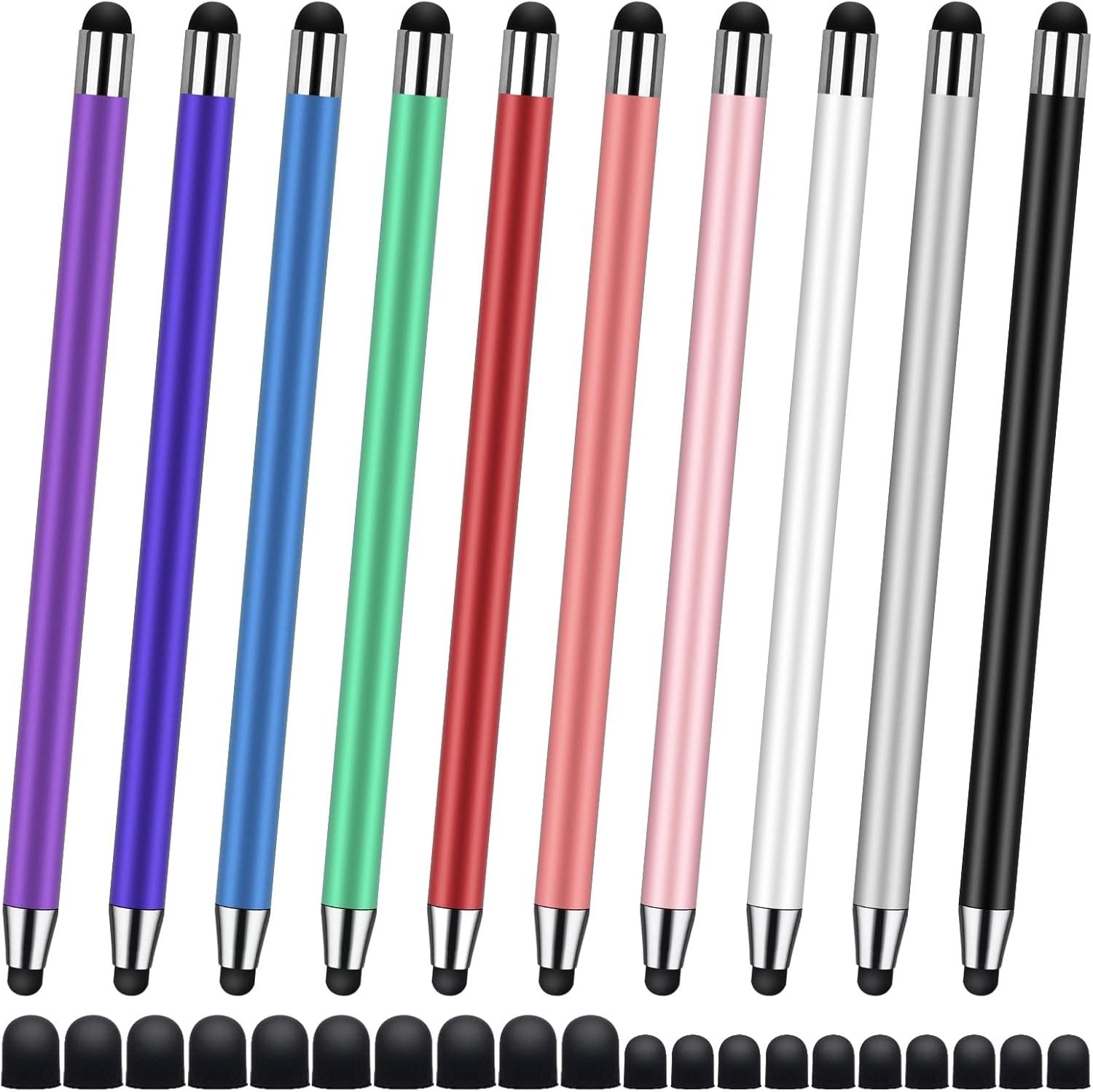 10Pack Stylus Pen,Stylus Pens for Touchscreen, 2-in-1High Precision and Sensitiv