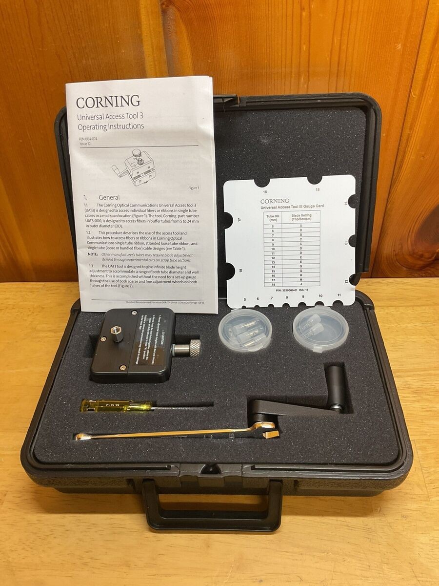 Corning UAT3-000 Fiber Cable Mid Span Access Tool Kit