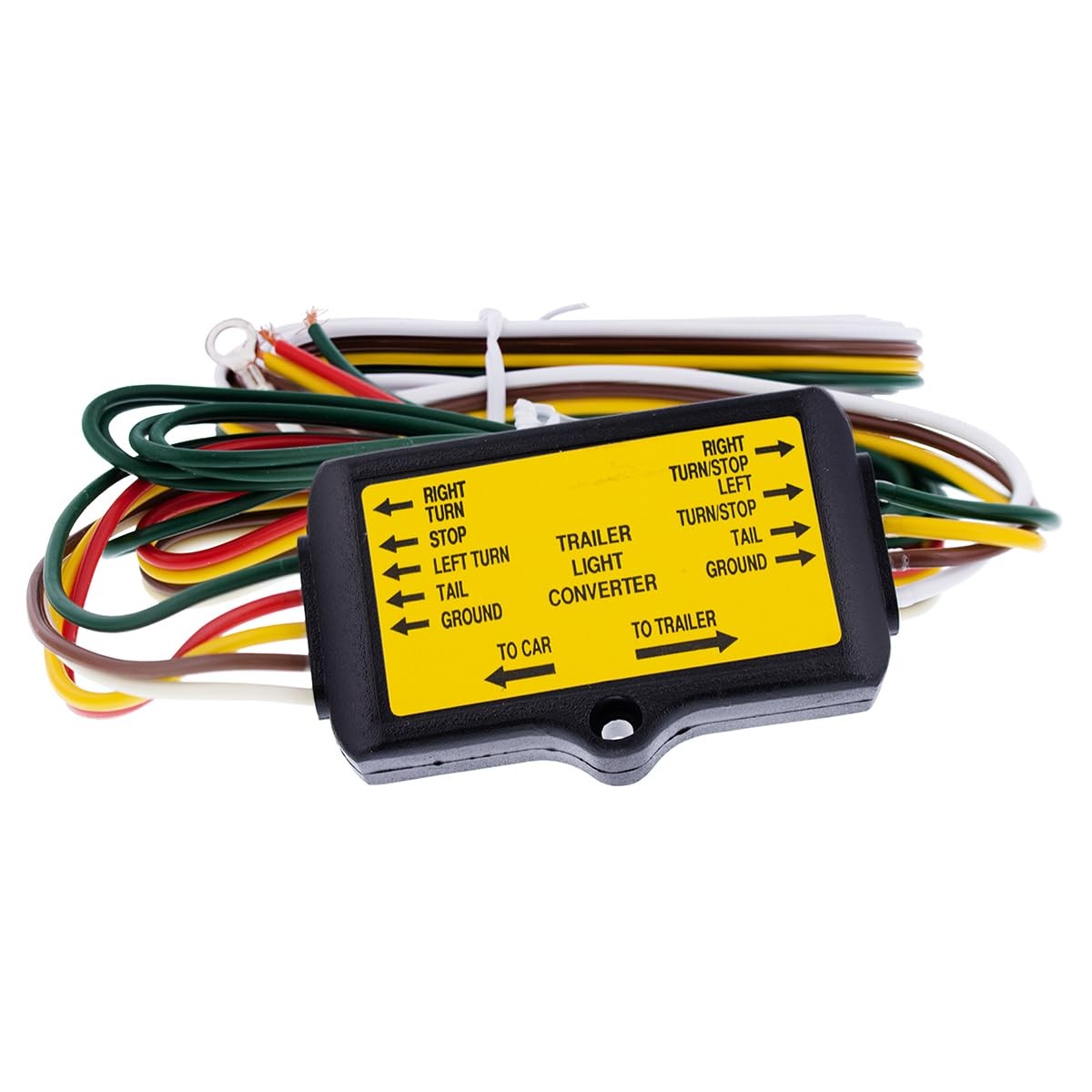 5 Wire to 4 Wire Trailer Light Converter Flat 4 Way