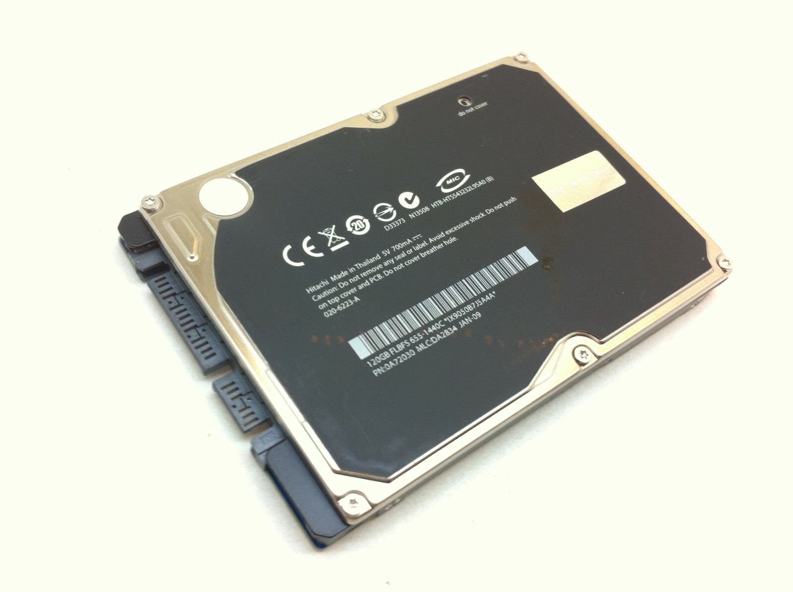 Hitachi HTS543232L9SA0 - 0A72031 - DA2834 OEM Apple 655-1441C 160GB SATA HDD 183