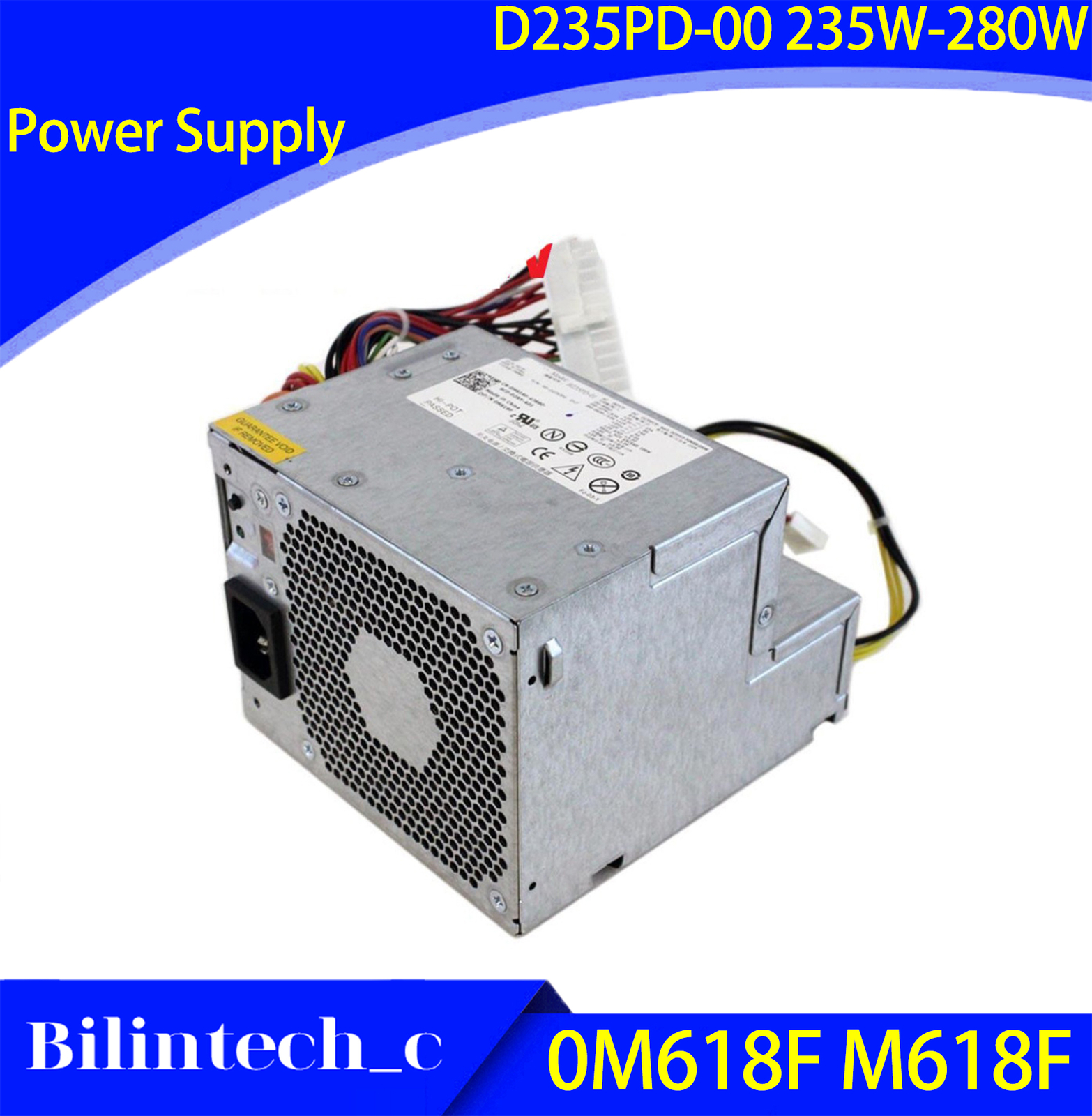 FOR DELL Optiplex 210L 320 Desktop Power Supply 235W M618F 0M618F D235PD-00