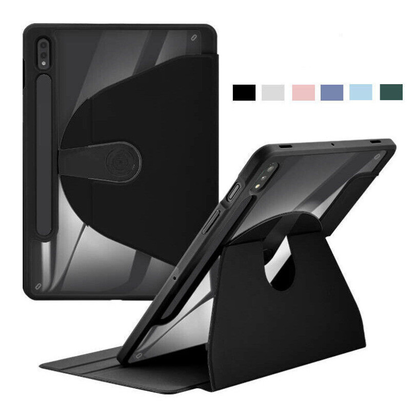 Rotate Leather Smart Case Flip Cover Fr Samsung Galaxy Tab A9+ S9 FE Plus Tablet