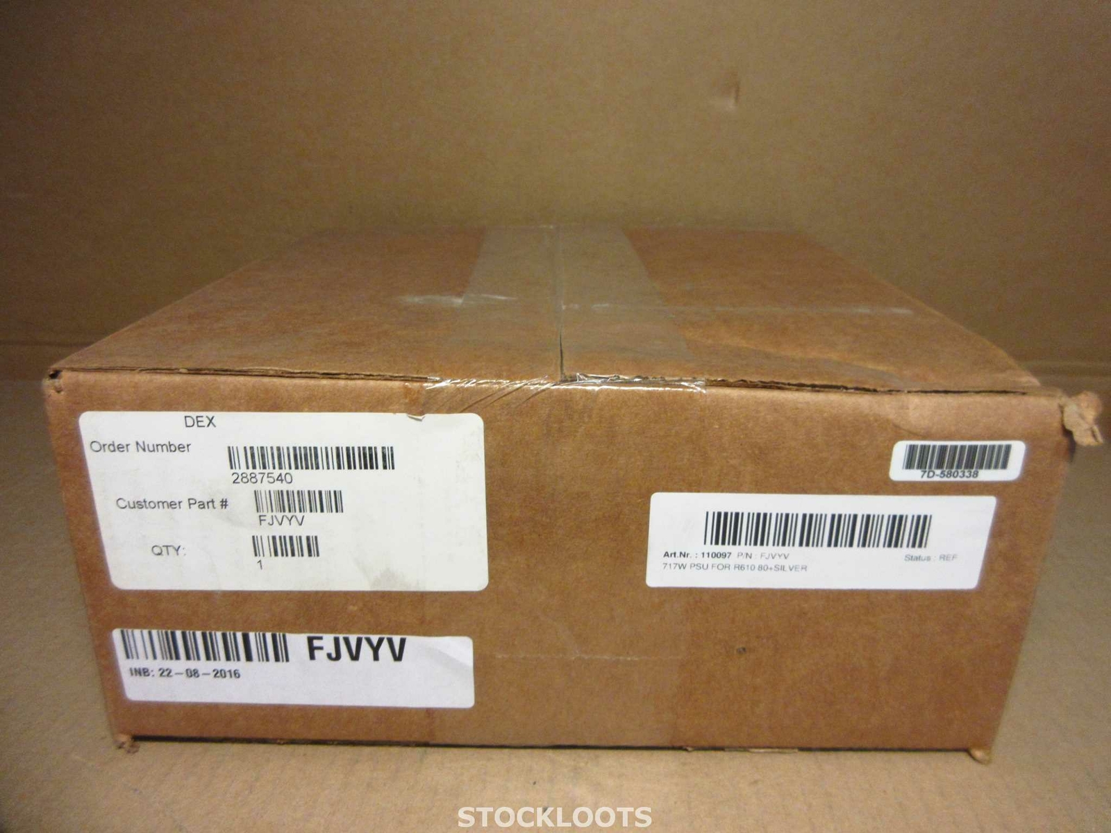 Dell FJVYV 717 Watt Redundant Power Supply PSU For Poweredge R610 REFURBISHED