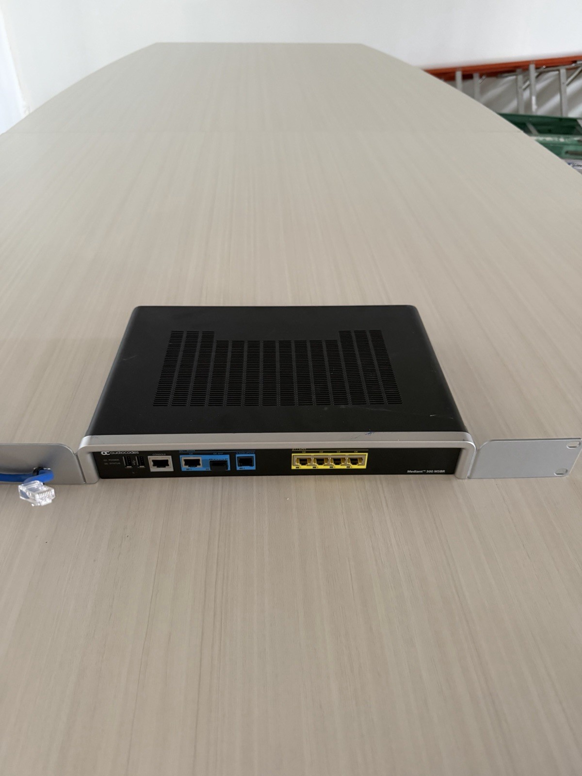AudioCodes Mediant 500 IP PBX VoIP Gateway 4-Line Rack Mount USB Ethernet SFP