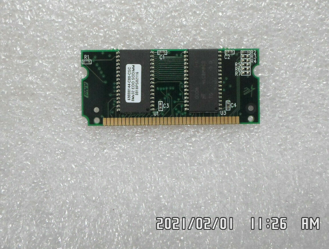 CISCO 69000144-C00-CSC 8MX32 EDO SODIMM 32MB MEMORY. USED