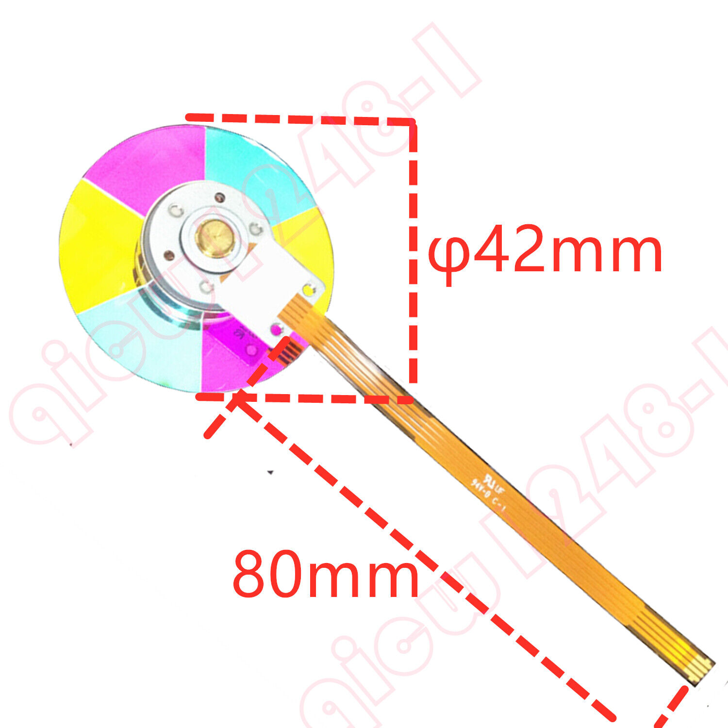 New For Sharp XV-Z17000 projector color wheel 42MM Color separation color ring