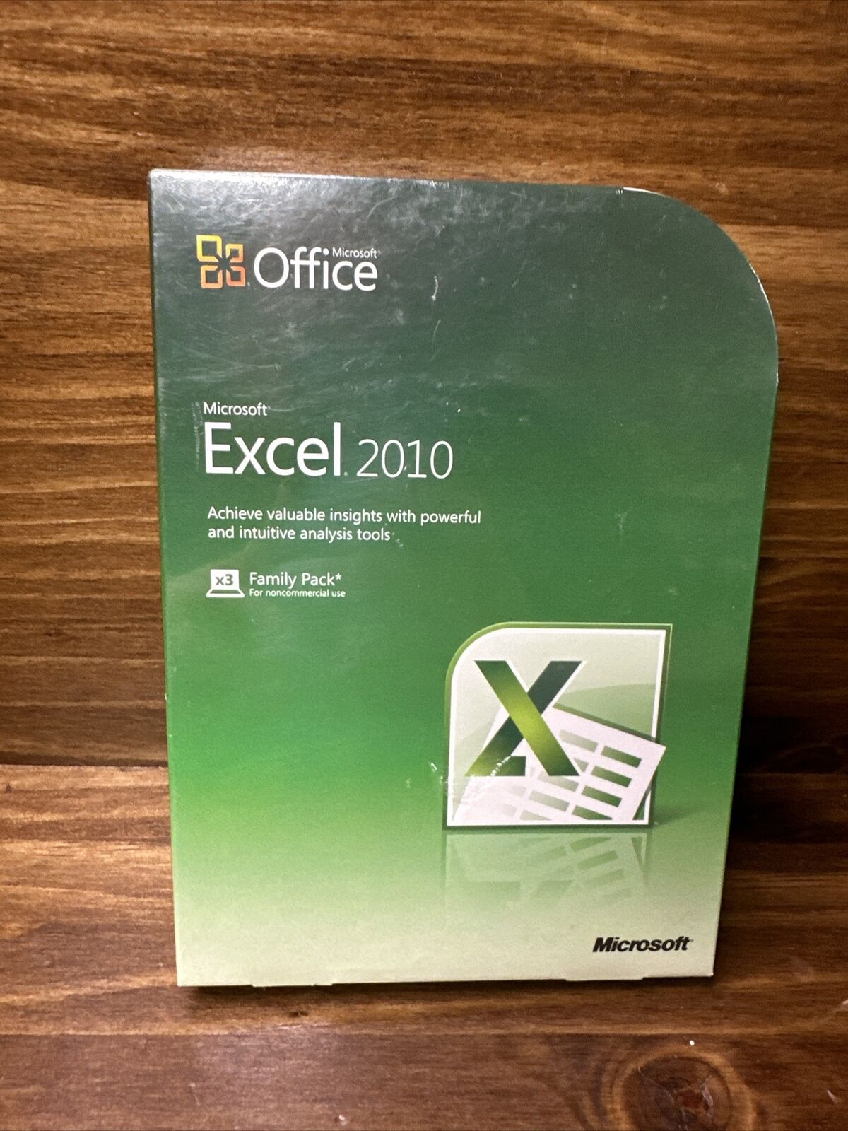 Microsoft MS Office Excel 2010 Licensed for 3 PCs Full English Retail=SEALED BOX