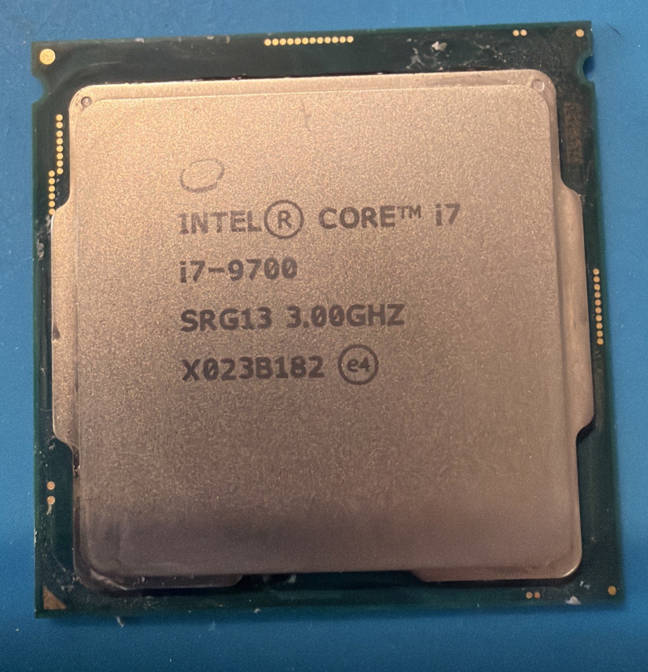Intel Core i7-9700 3.00 GHz LGA 1151 Desktop CPU Processor SRG13 GRADE A clean.