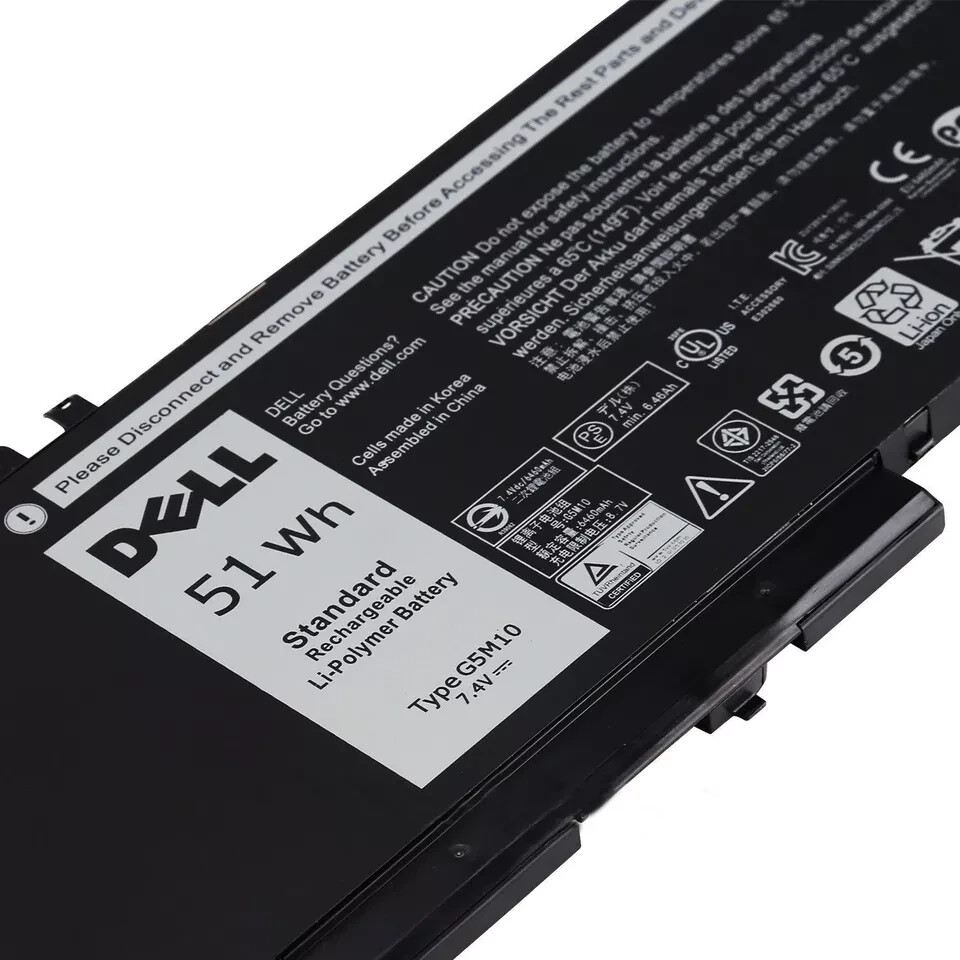 Original G5M10 Battery For Dell Latitude 3160 E5250 E5450 E5550 WYJC2 8V5GX 51Wh
