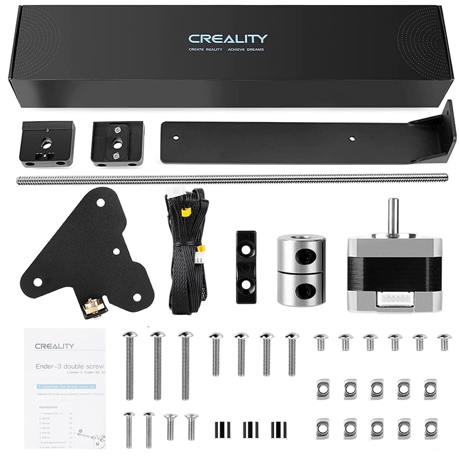 Creality Ender 3 Dual Z-axis Lead Screw Upgrade Kit Ender 3 Z-axis Upgrade