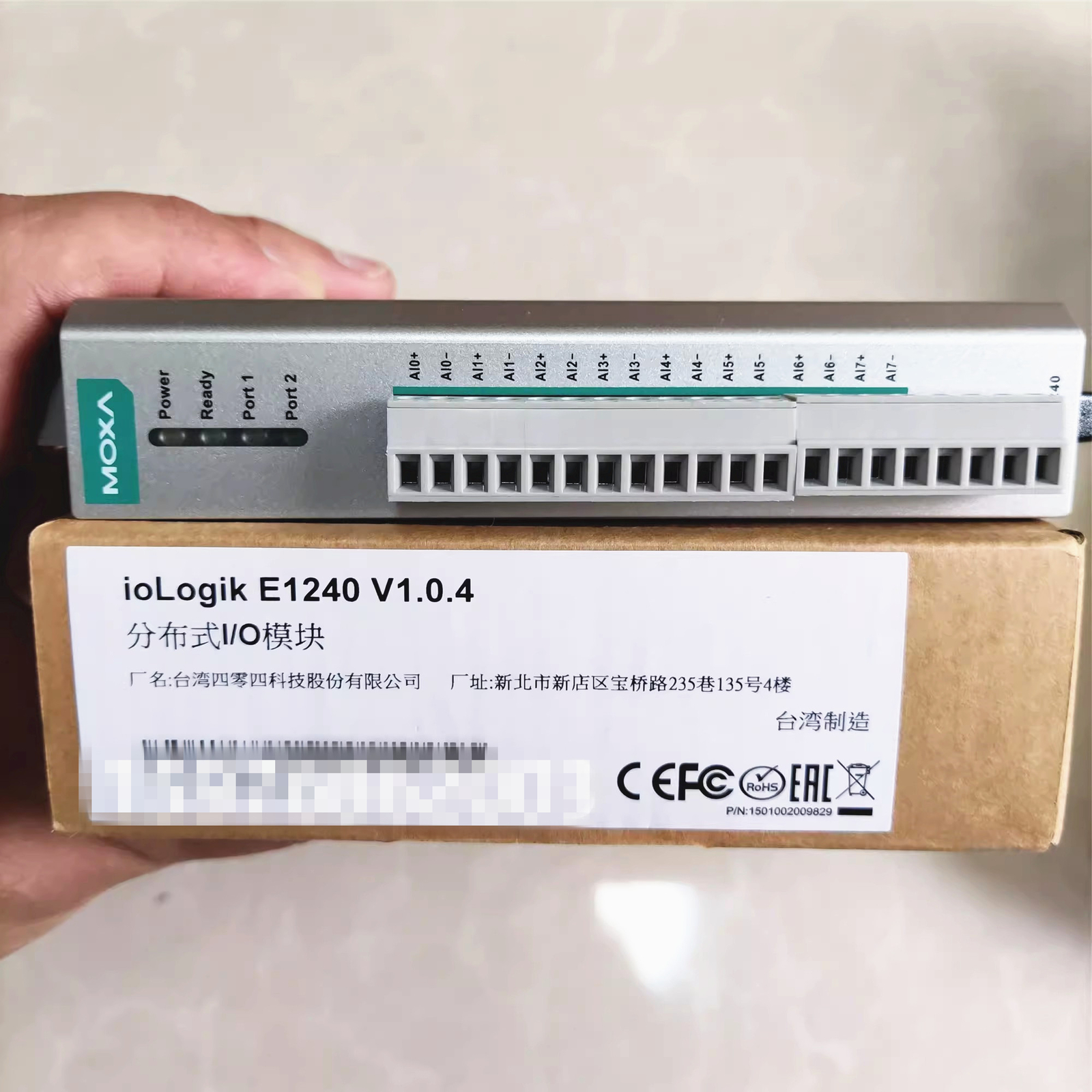 1pcs New MOXA  ioLogik E1240 Module Remote Ethernet distributed I/O Module