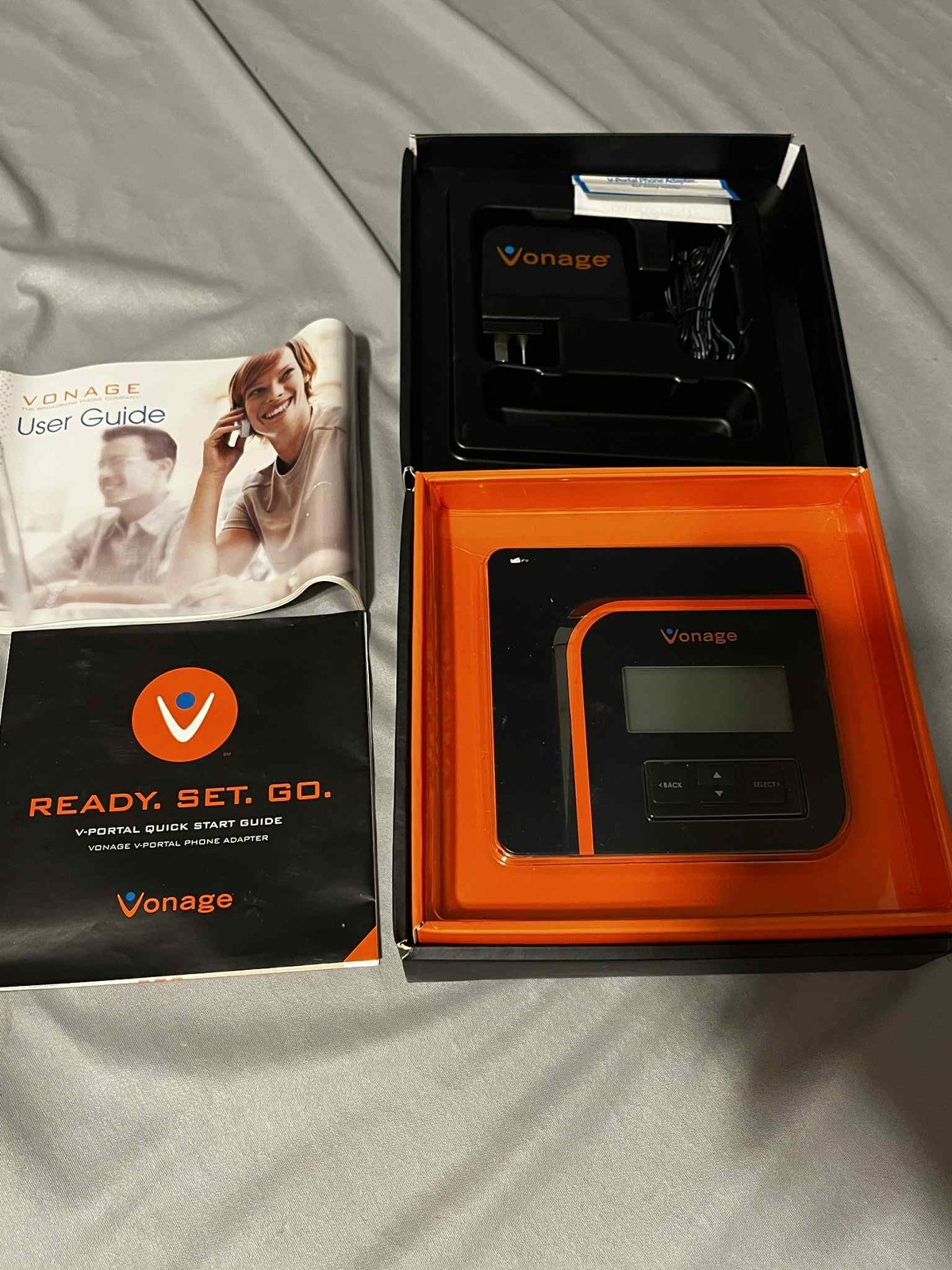 Vintage Vonage VDV21-VD VOIP Phone Adapter / Free Fast Shipping.