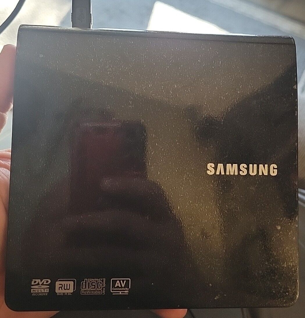 Genuine Samsung SE-208 Slim Portable DVD Writer - External, USB cable