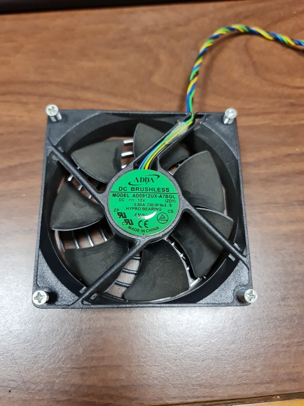 ADDA Fan Housing AD0912UX A7BGL 92mm 4-in 12V Brushless Motor