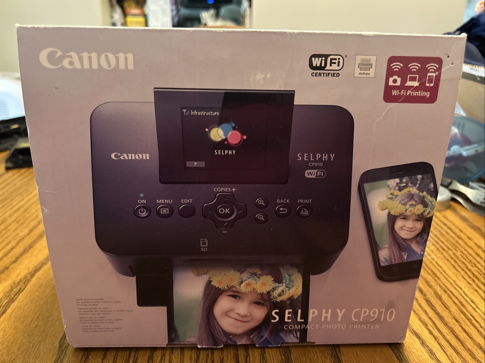 Canon SELPHY CP910 Wireless Compact Photo Printer WiFi AirPrint BRAND NEW 