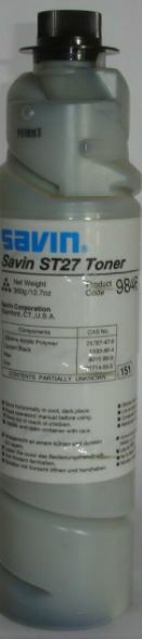 2 X  Genuine Savin Rioch 9922DP 9927DP Black toner ST27 9846 2110D 885209
