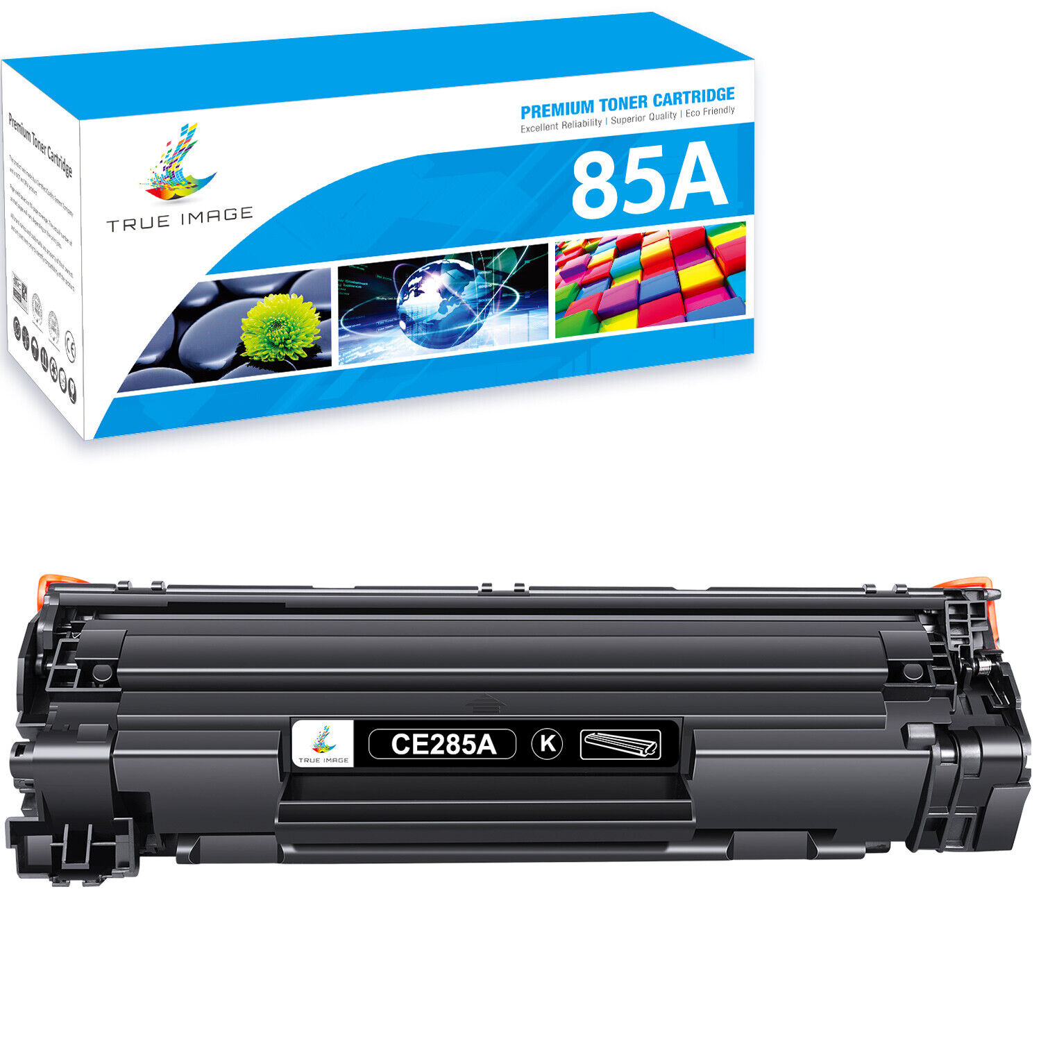 1 Pack High Yield CE285A Toner Cartridge for HP 85A LaserJet P1102W M1217nfw MFP