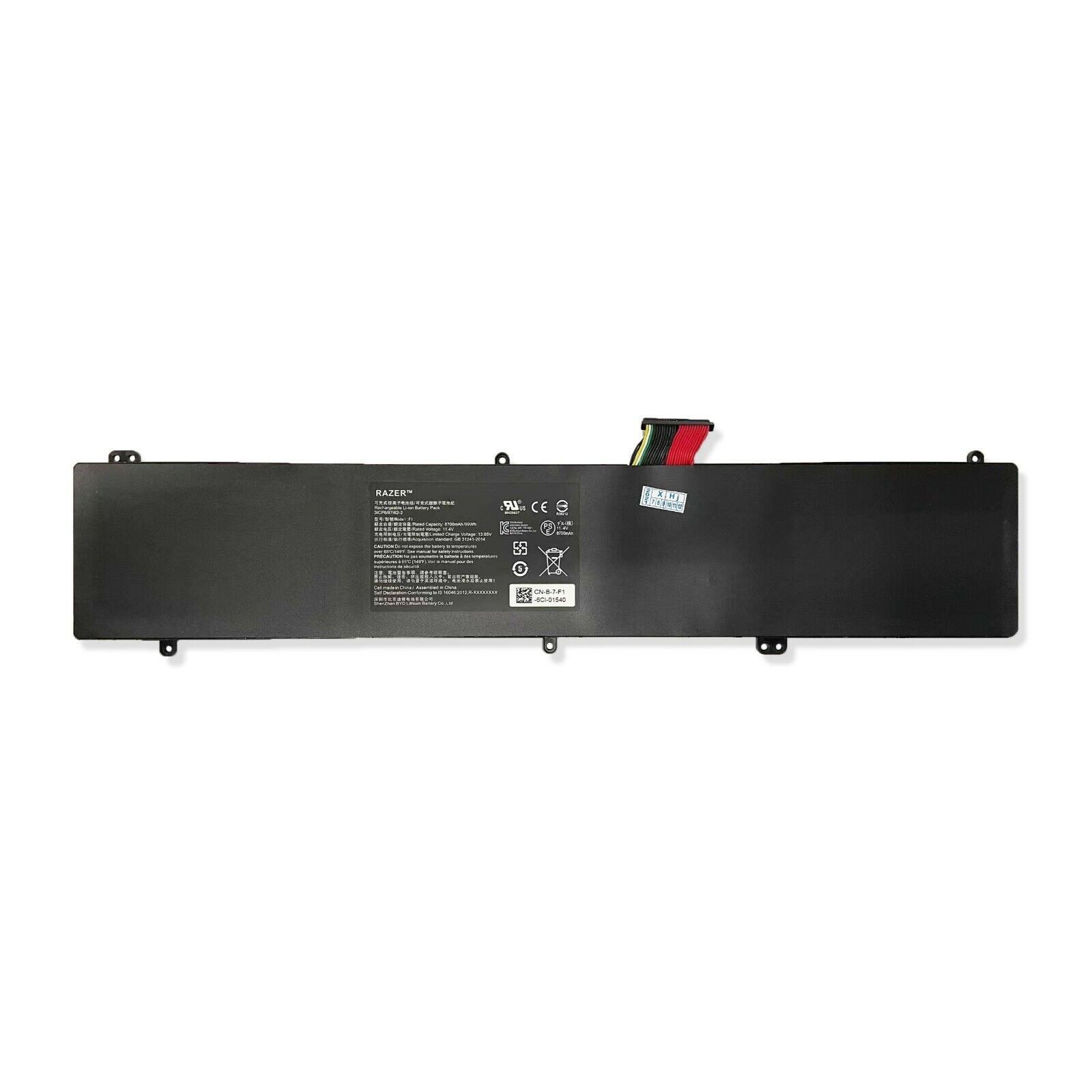 Genuine F1 RZ09-0166 Battery For Razer Blade Pro 17.3" 2017 RZ09-01663E52 Series