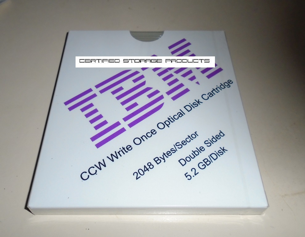 NEW IBM 59H4789 CCW Write Once MO 5.2GB WORM Optical Disk 2048b/s 2 Sided SEALED