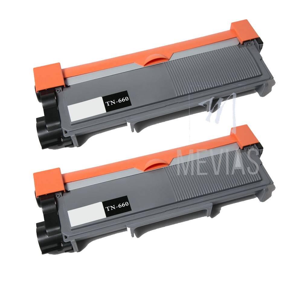 2x High Yield TN660 Black Toner Cartridge For Brother MFC-L2685DW MFC-L2700DW