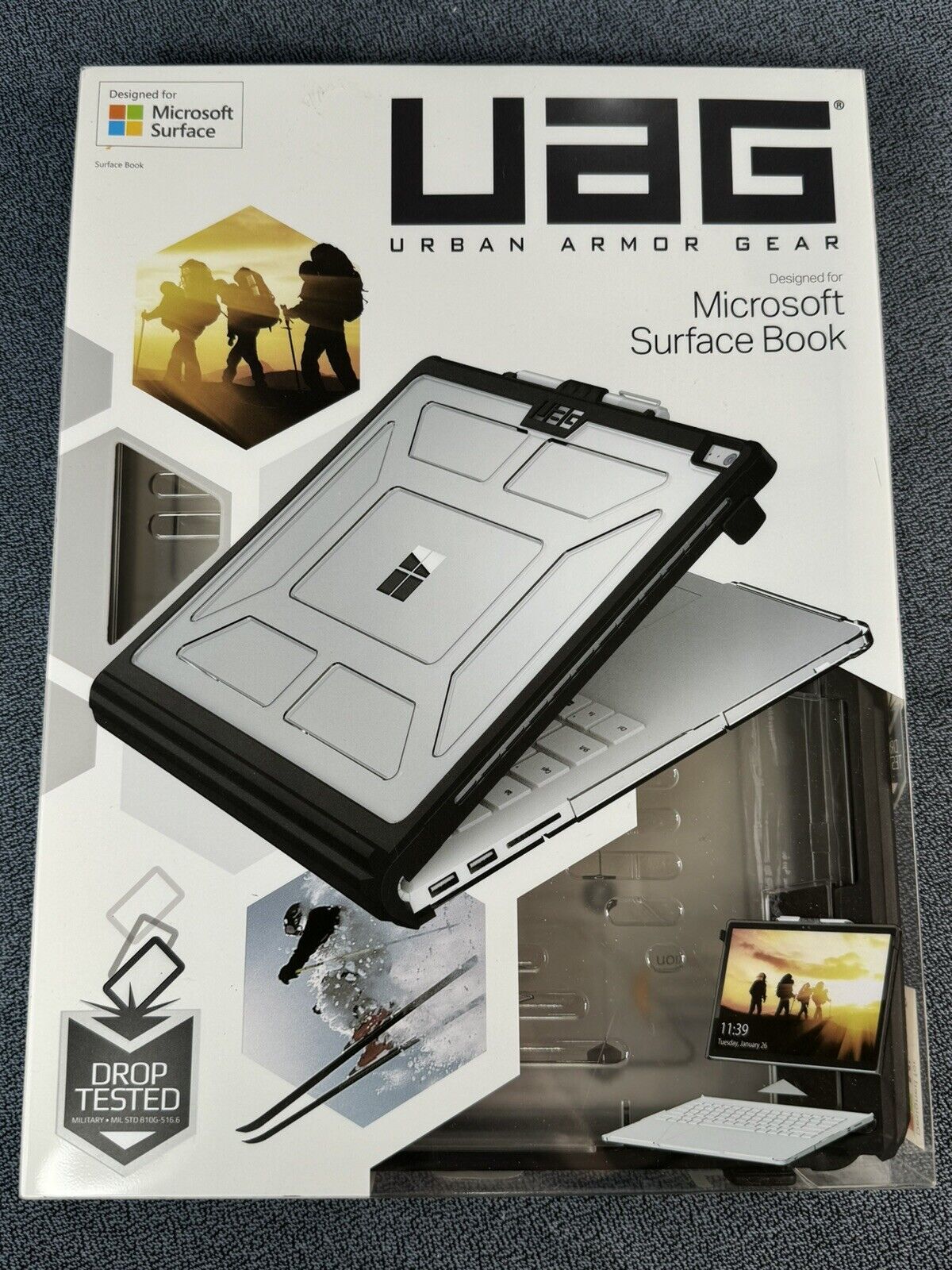 Urban Armor Gear Plasma Series Case UAG Microsoft Surface Book, In Original Box