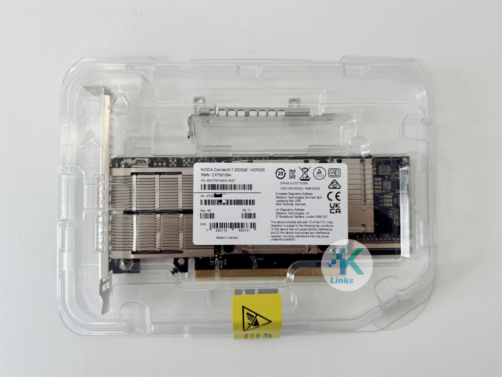 MCX755106AS-HEAT ConnectX-7 200G Adapter Dual-Port QSFP112 PCIe5.0 x16  Adapter
