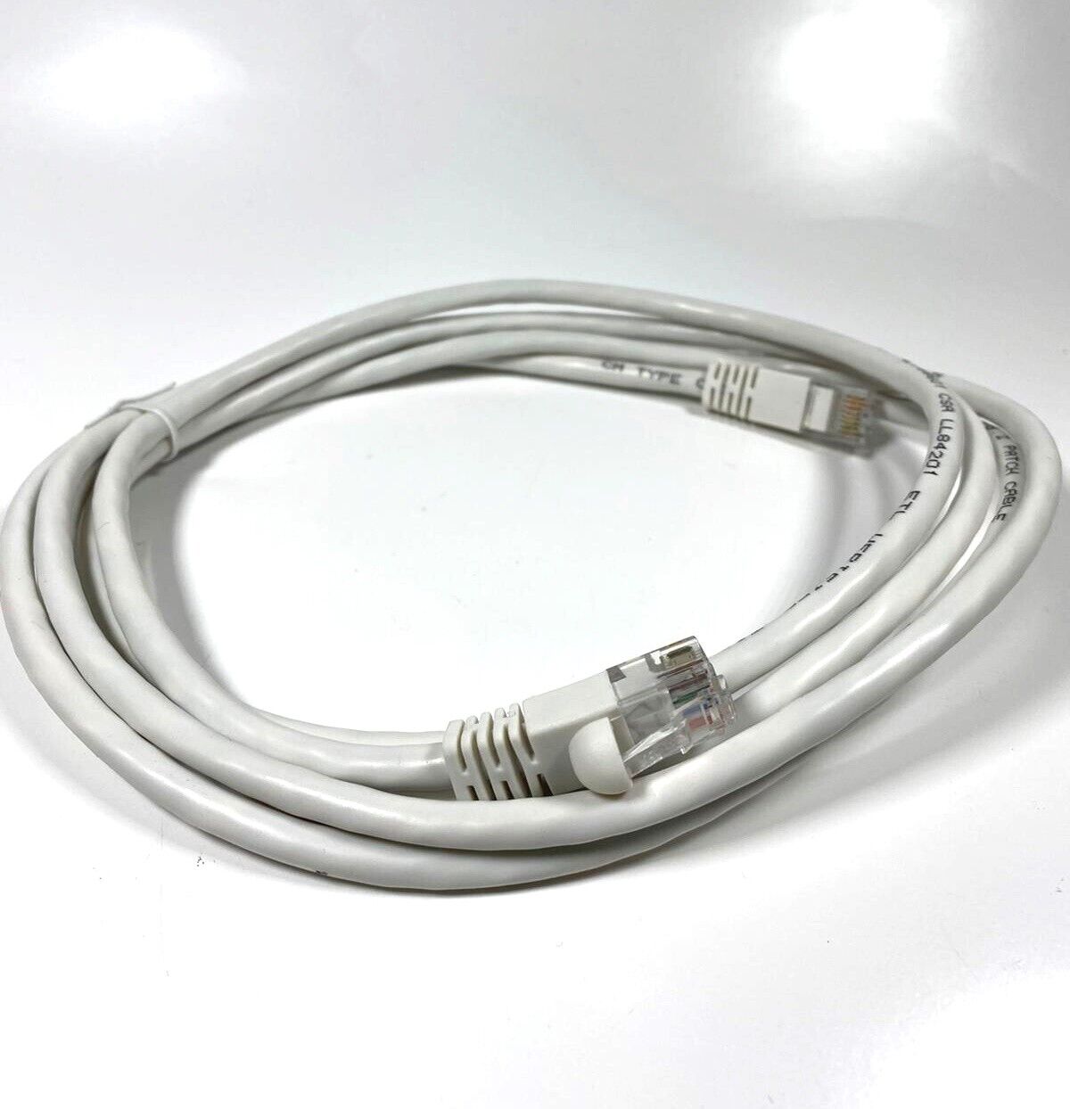 Cat5e Ethernet Network Cable, 24AWG E188601 CSA LL84201, 92-Inch