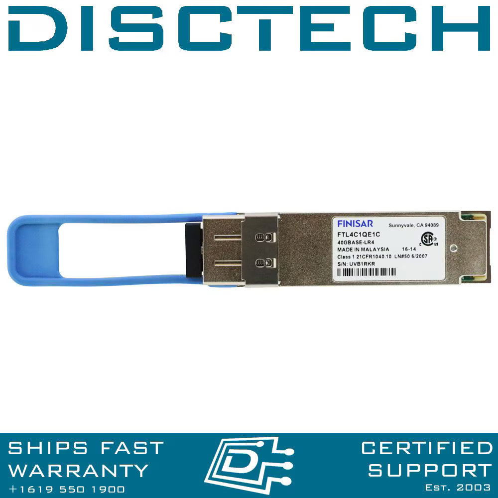 Finisar 40GBase QSFP+ -LR4 Optical Ethernet Transceiver Module FTL4C1QE1C