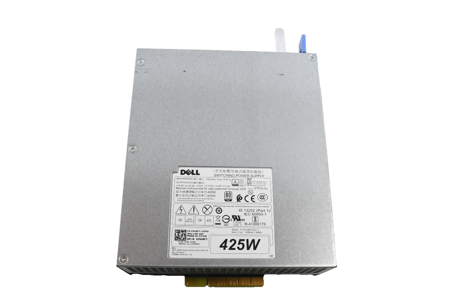 Genuine Dell Precision T5820 425W Power Supply 03W8F7 L425EF-00