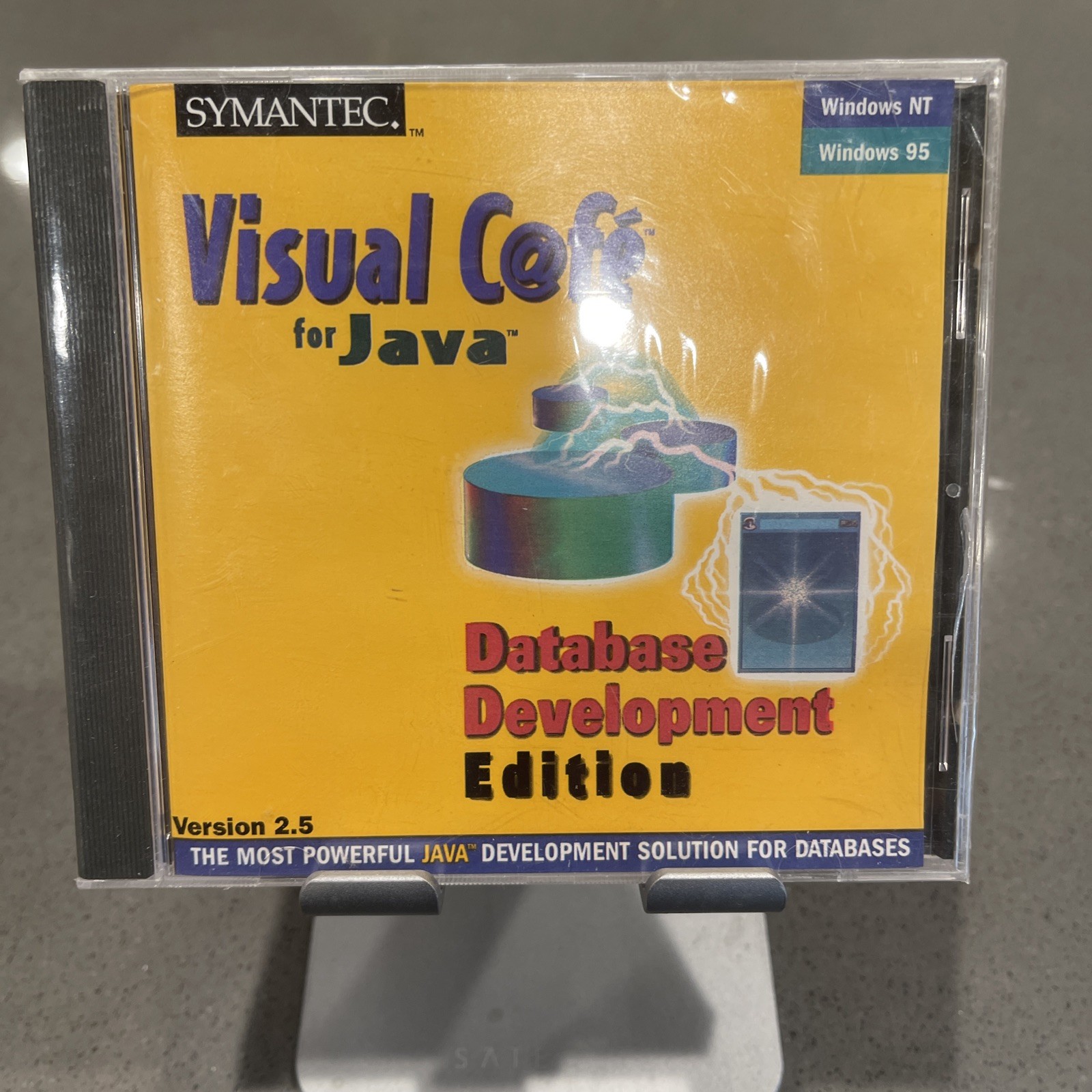 Rare NOS Symantec Visual Cafe For Java Database Development Edition New Sealed