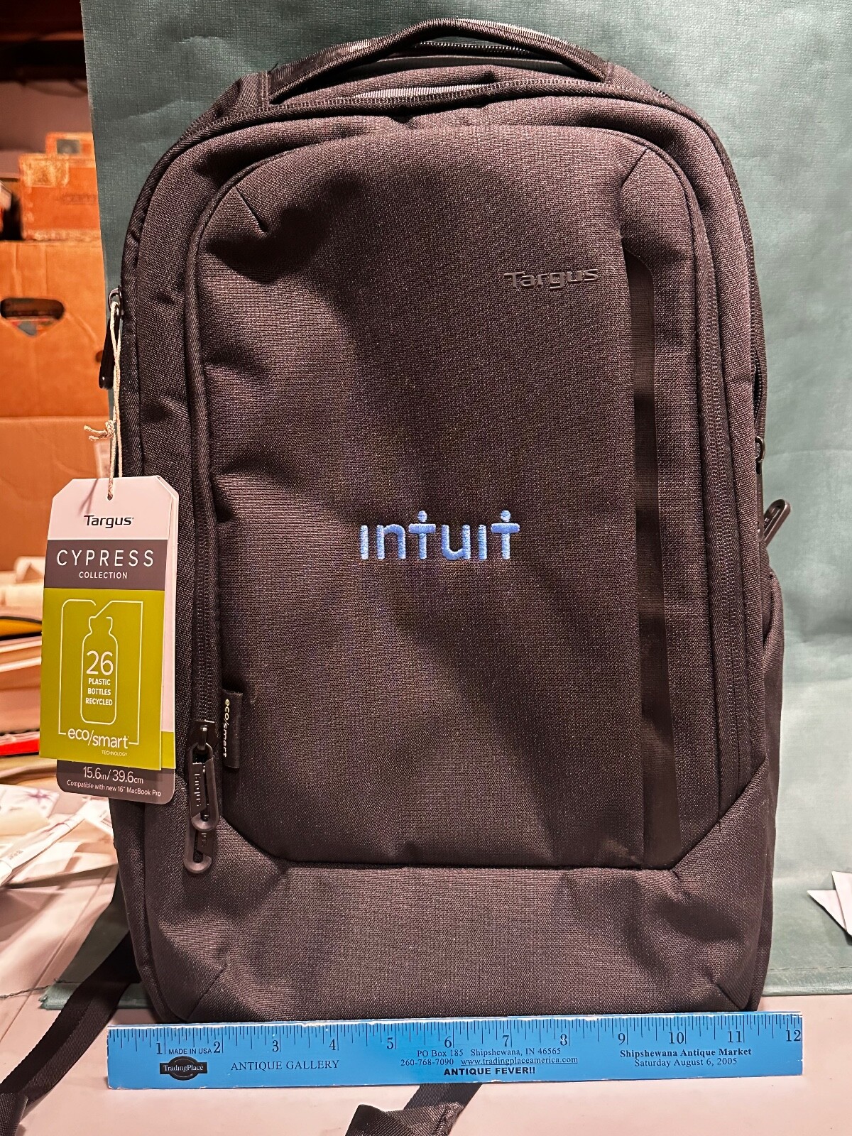 Targus Cypress TBB586GL Carry Case Backpack EcoSmart 15.6 laptop computer Intuit