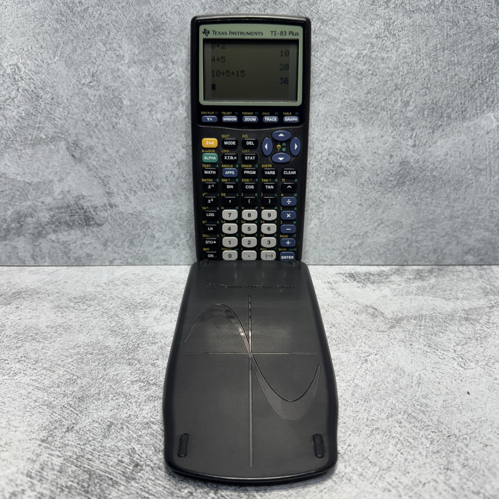 Texas Instruments TI-83 Plus Graphing Calculator Math Algebra Trig School Calcul