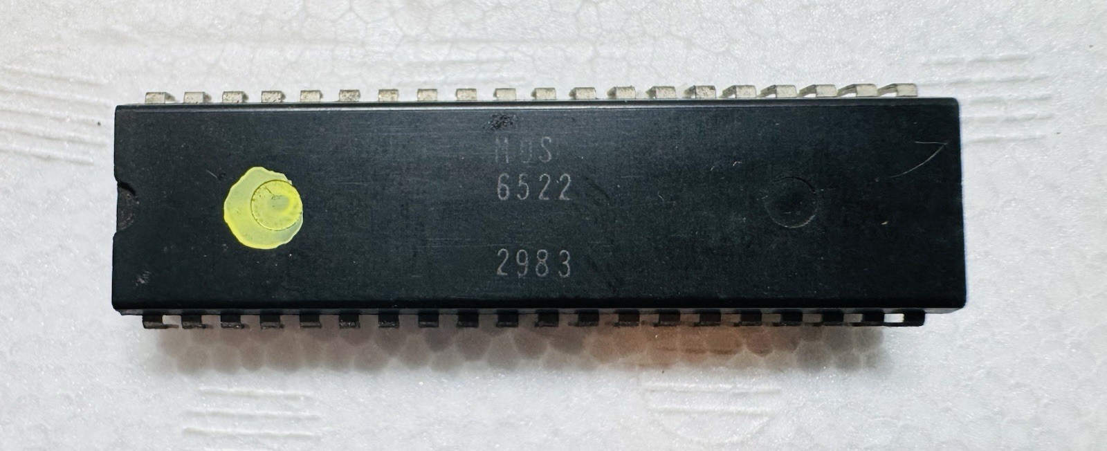 MOS 6522 Via Ic For Commodore VIC-20 / 1541 Disk Drive Genuine Part Working 1983