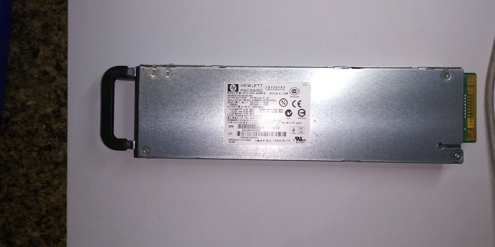 HP DPS-460BB B Server 460W PSU 361392-001 325718-001 HSTNS-PD01 TESTED |
