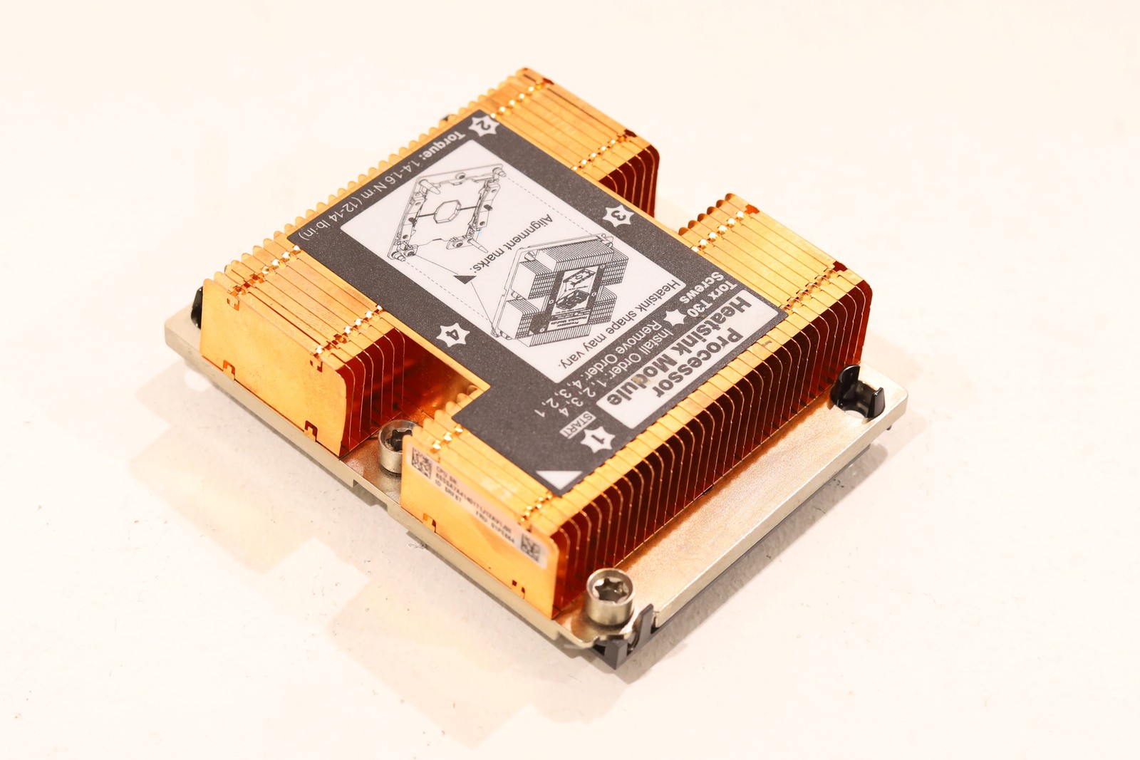 Lenovo ThinkSystem SD530 LGA 3647 Server CPU Cooling Heatsink FRU P/N: 00MW523