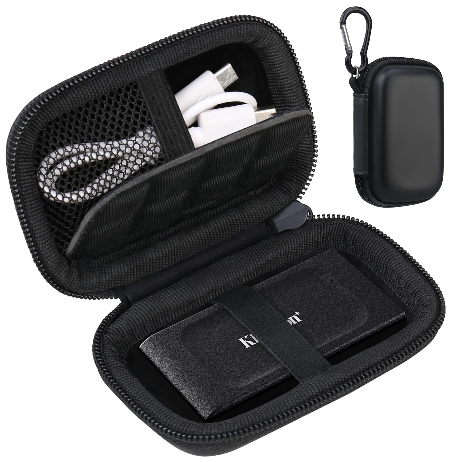 Lacdo Hard Carrying Case for Kingston XS1000 / XS2000 / XS1000R SSD 500GB/1TB...