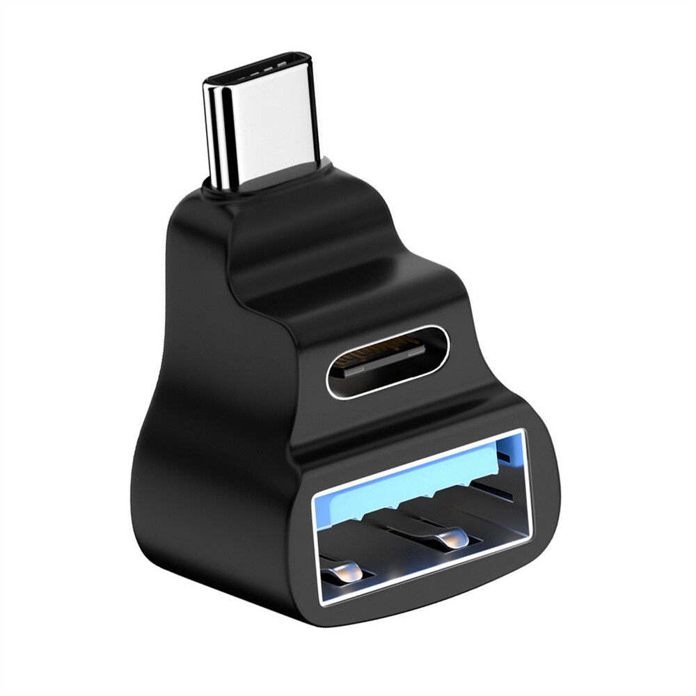 CY 10Gbps USB3.0 Type C Male to Dual A OTG & Type-C Female Power Data Splitter