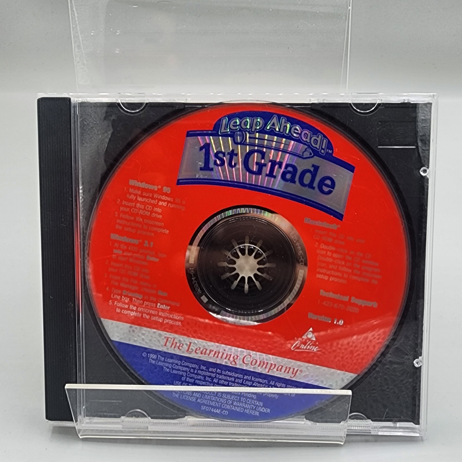 Leap Ahead: 1st Grade – PC/Mac Learning Software (CD‑ROM) – Used