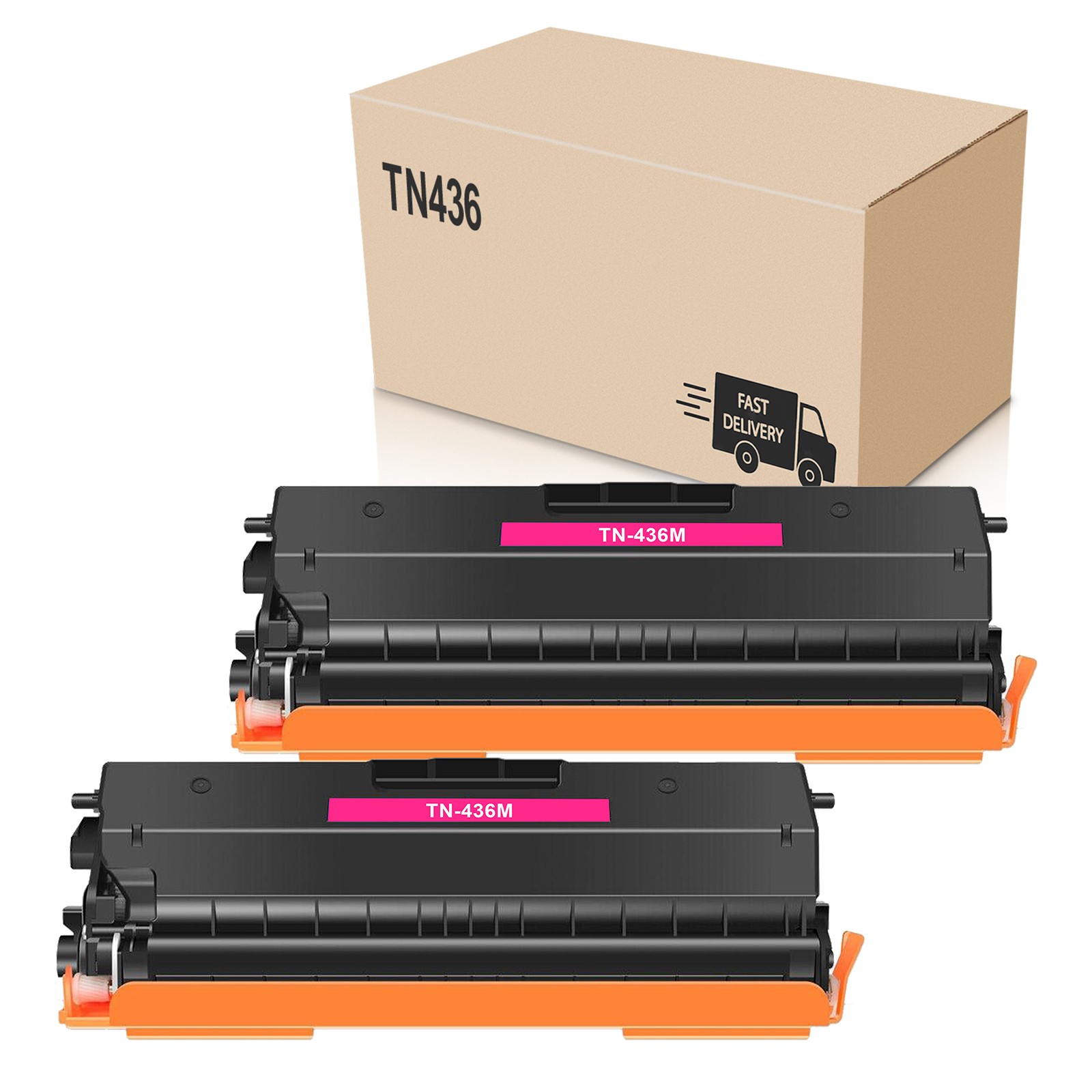 2PK TN436 Magenta Toner Cartridge For Brother TN-436M HL-L8260CDW MFC-L8690CDW