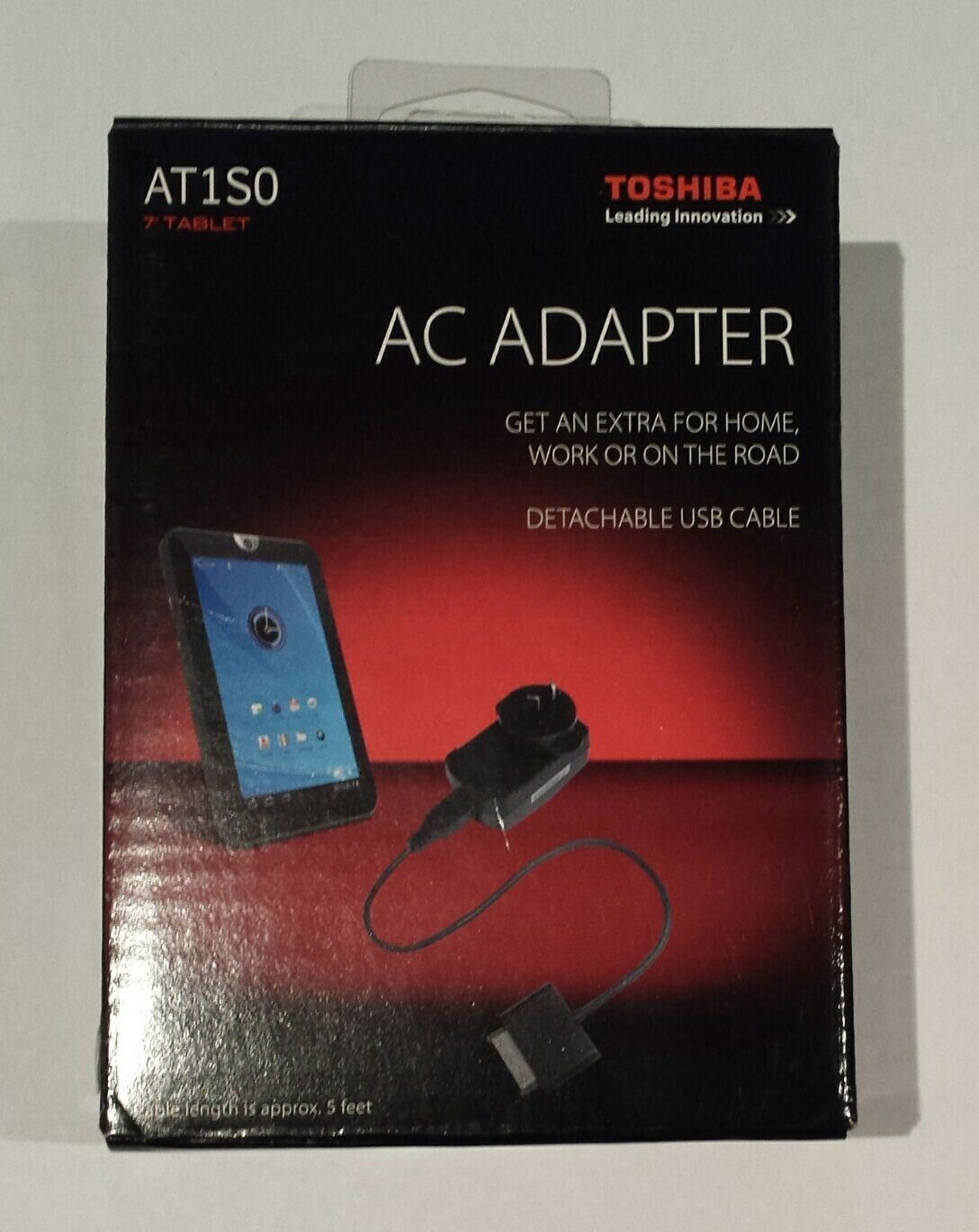 Toshiba AC Adapter fo AT1S0 AT150 AT270 AT300 Tablet AT1S0 Std Dock PA3977A-1ACA