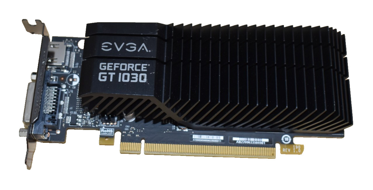 EVGA GeForce GT 1030 SC 2GB GDDR5 Passive Low Profile 02G-P4-6332-KR