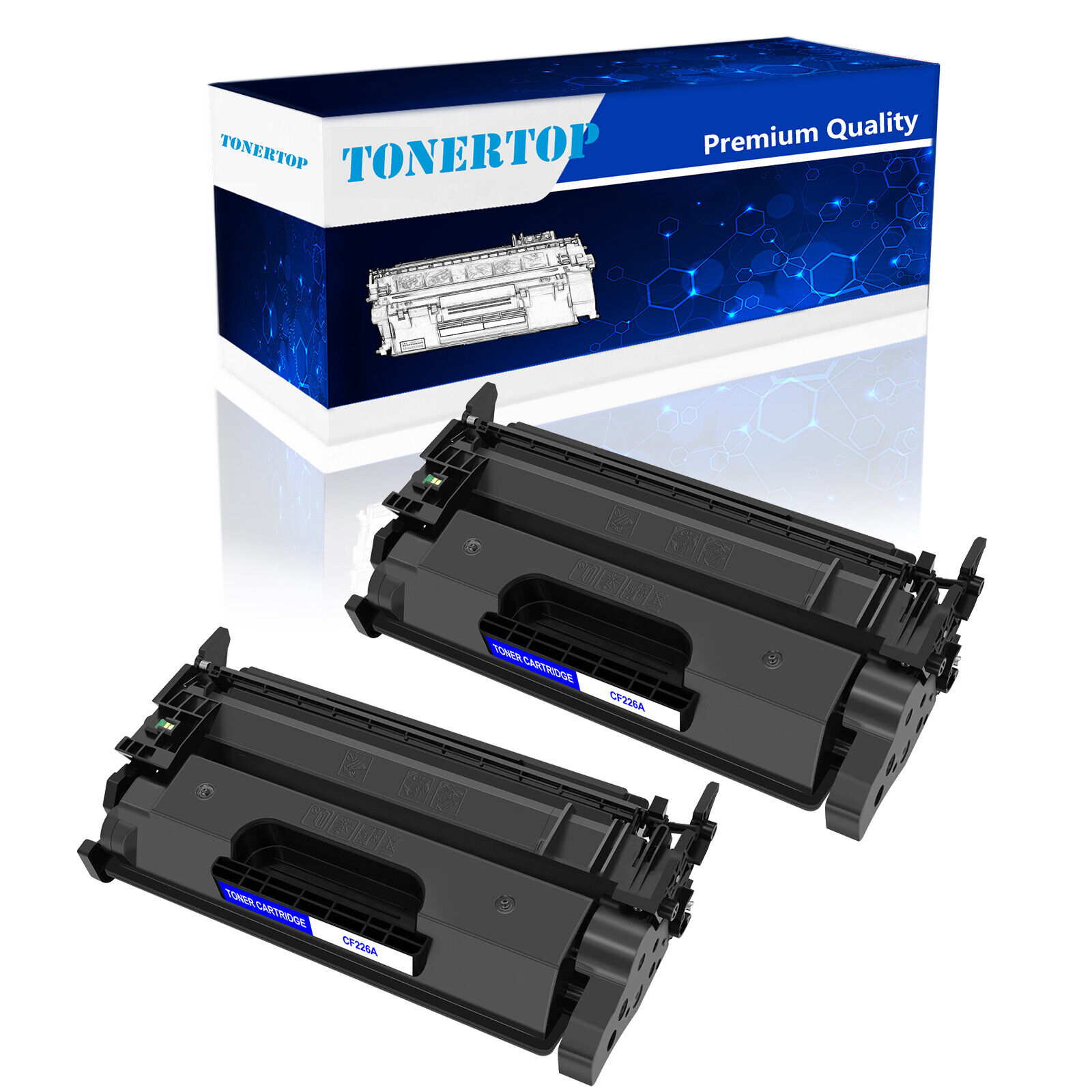 2PK CF226A Ink Toner Cartridges for HP 26A LaserJet Pro M402dne M426dw MFP Black