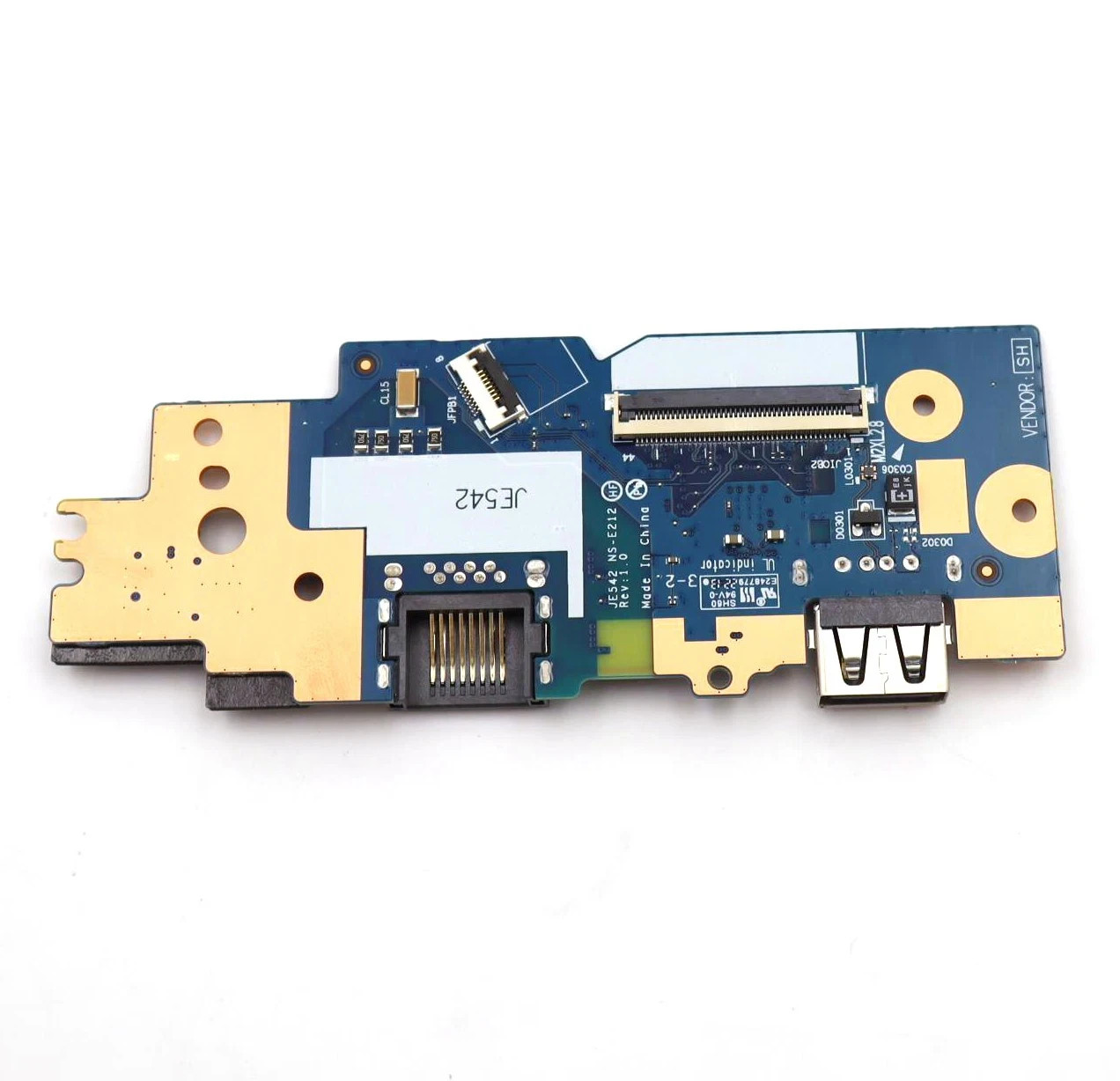 New USB RJ45 Lan IO Board FPR 44Pin JE542 NS-E212 for ThinkPad E15 Gen 4 21E6