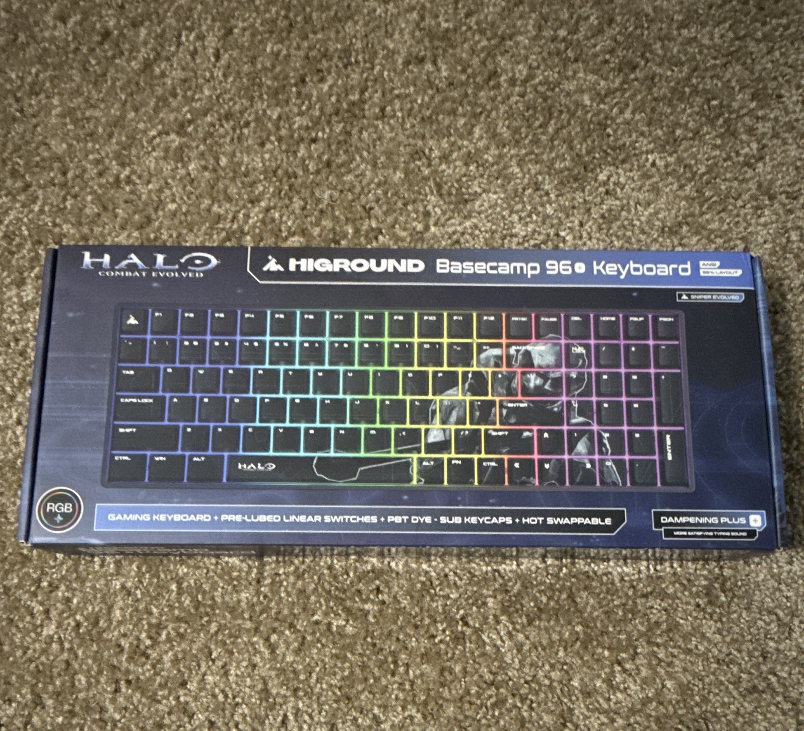 Higround Basecamp 96 Halo Combat Evolved RGB Hot-Swappable USB-C Black